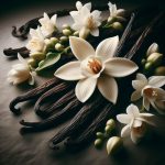 Realistic Vanilla Pod and Flower_ Sweet Elegance in Every Detail!